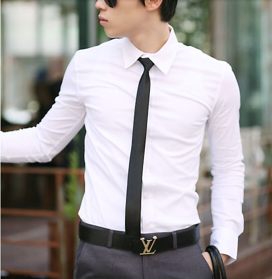 camisa social masculina com gravata